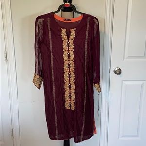 Women/Girls Dhanak 3-Piece Suit/Kameez/Tunic